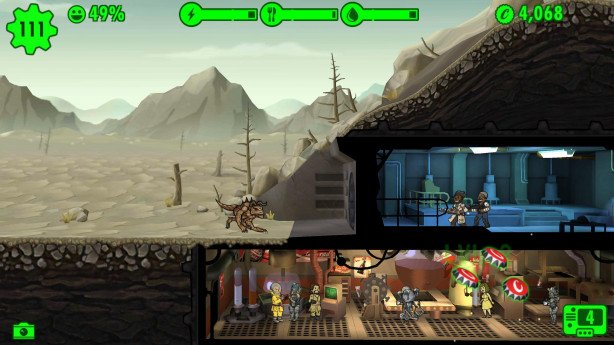 Fallout shelter как поставить игру на паузу